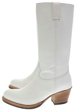Sendra Boots 17615 Blanco Damen Lederstiefel Weiss Stiefel
