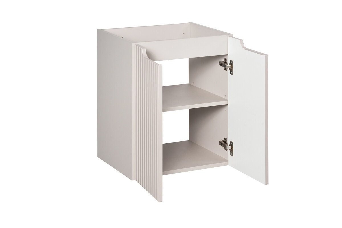 ROYAL24_MARKT Waschbeckenunterschrank - Nova Cashmere N BM206 - Mit Kaschmir-Arbeitsfläche 80, 60, 50 cm (Waschbeckenunterschrank, 2-St., Premium - Nova Cashmere N) Premium – Zeitlos – Edel.