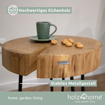 holz4home Couchtisch Couchtisch aus einer Baumscheibe Ø 36-49,5 cm von holz4home®, Baumscheibe, Handarbeit