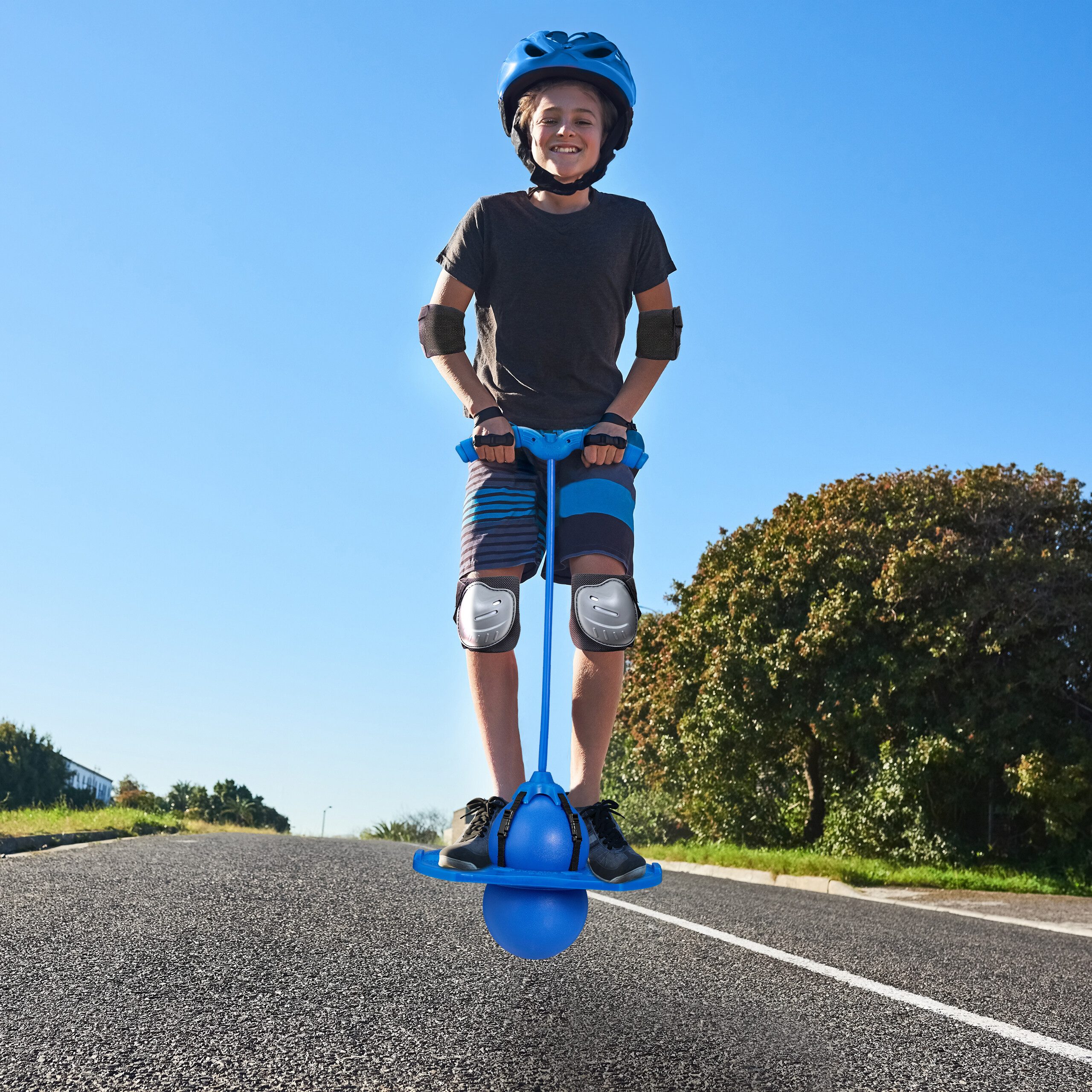 relaxdays Hüpfspielzeug Pogo Ball mit Griffen günstig online kaufen