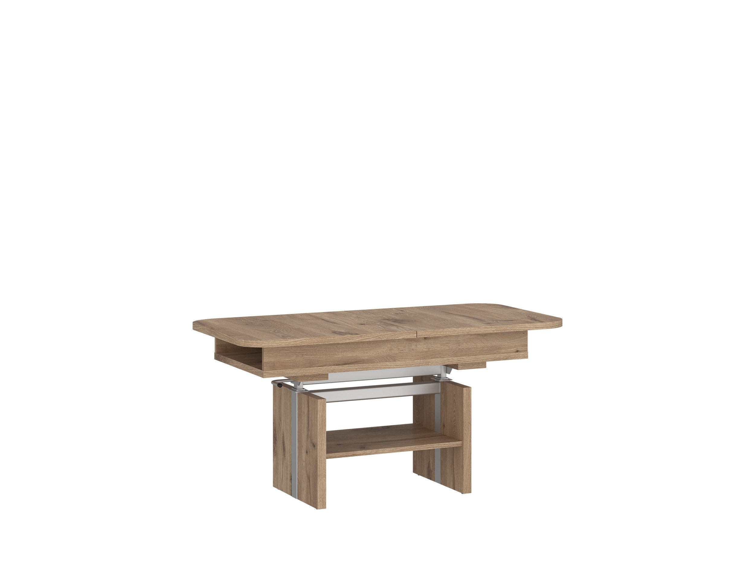 designimpex WM-2 ausziehbar höhenverstellbar mit Ablage Wohnzimmer Tisch, Funktionstisch, Wohnzimmertisch, Tisch, Esstisch, Sofatisch, Rollen