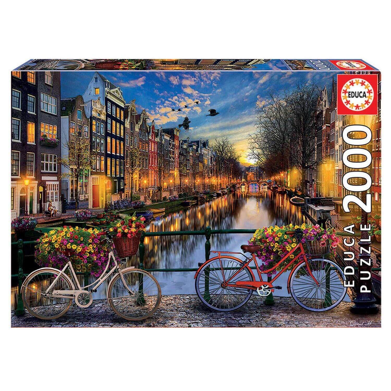 Educa Puzzle Amsterdam, 2000 Puzzleteile