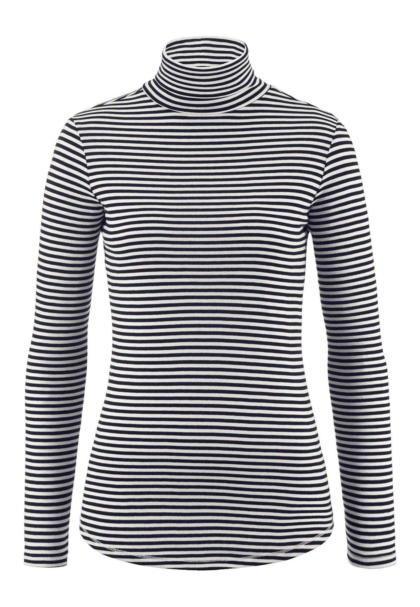 T-Shirt Longsleeve Fitted aus Bio-Baumwolle und Modal