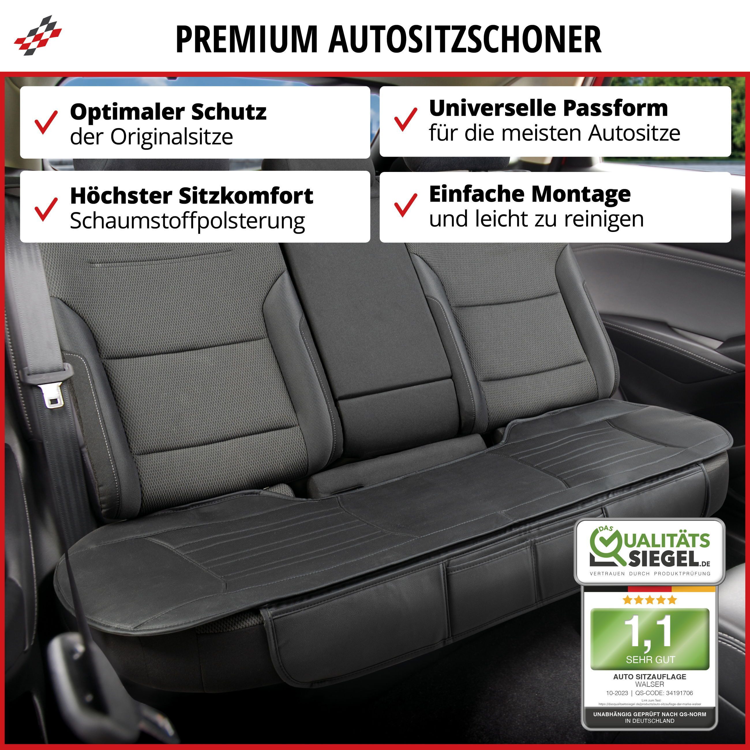WALSER car seat cover Fernando, 1 piece, 1-piece.