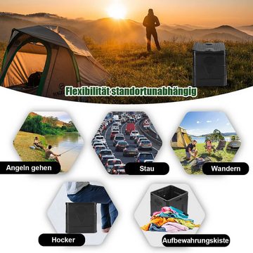 Fivejoy Campingtoilette Mobile Klapptoilette Mit Reißfest,Flüssigkeitsdicht, (1-St), Trockentrenntoilette,Einfache Montage,150 KG Belastbarkeit