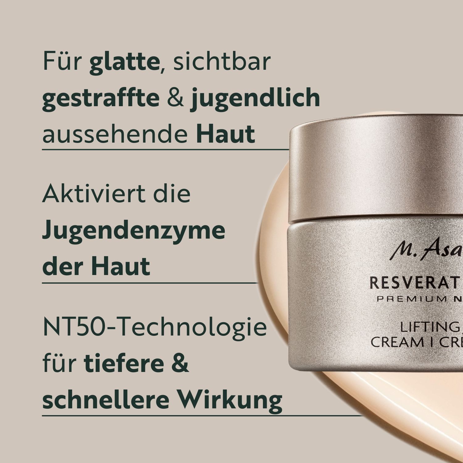 M. Asam Straffungspflege Resveratol Premium NT50 Lifting Cream 50ml