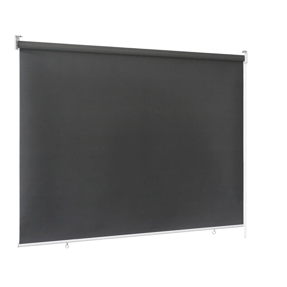 ventanara Seitenmarkise Außenrollo Senkrechtmarkise 100% blickdicht Sichtsc günstig online kaufen