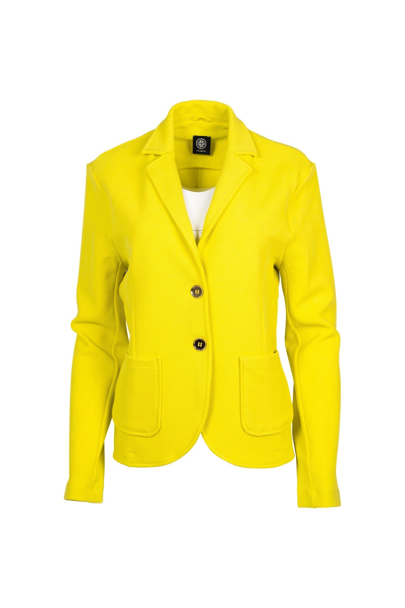 Faber Jerseyblazer Taillierter Blazer in sportiver Jersey-Struktur in Citrus