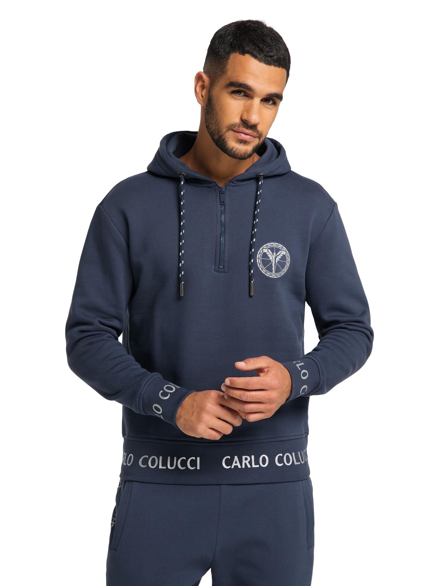 CARLO COLUCCI Troyer Carloni Navy | Pullover