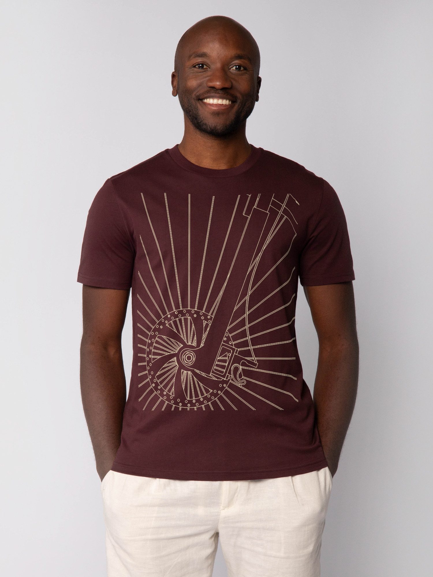 T-Shirt Fahrradspeichen