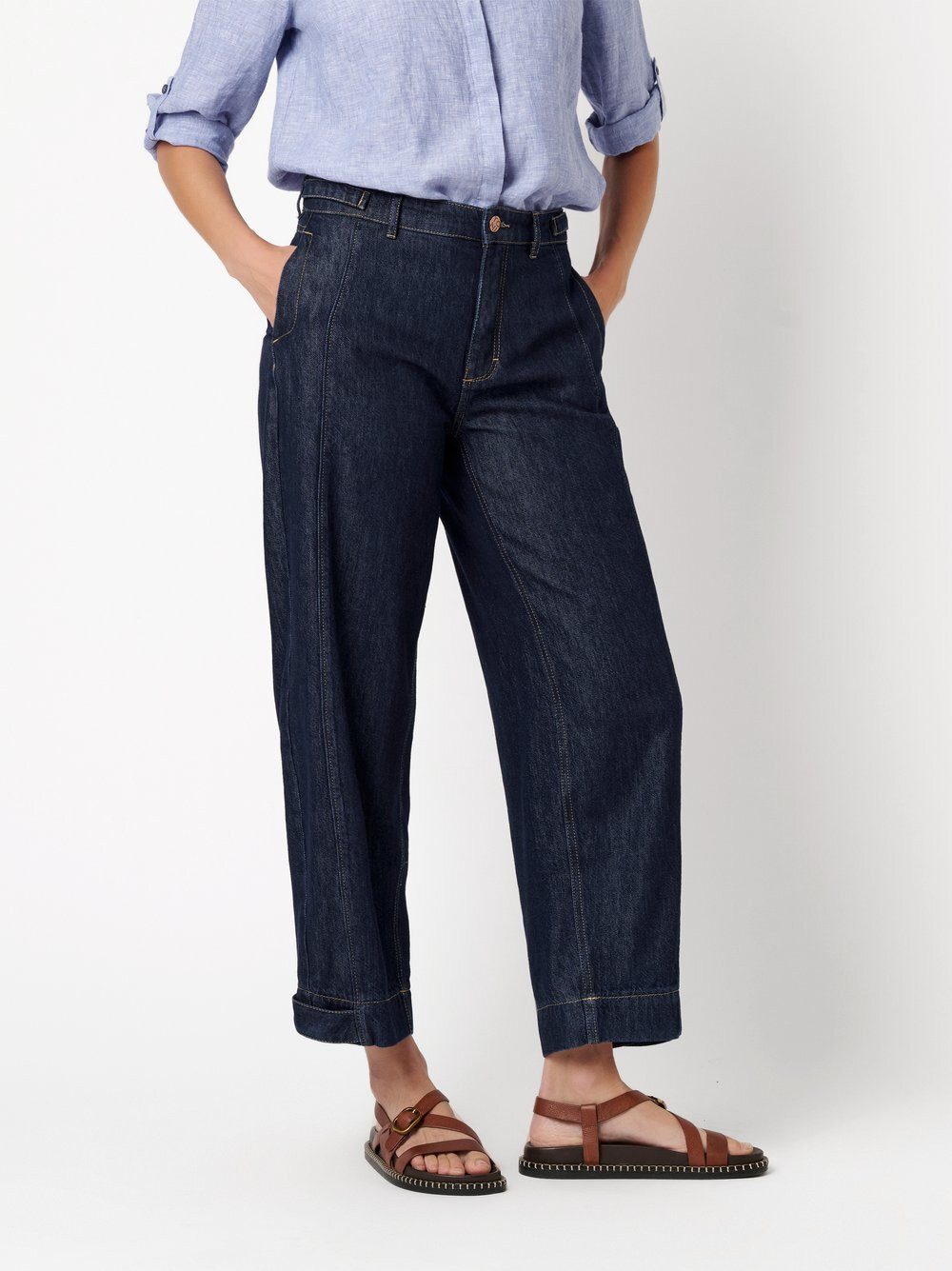 TONI Loose-fit-Jeans Liv Barrel in Barrel-Fit