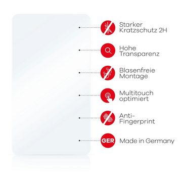 upscreen Schutzfolie für Medisana MediTouch 2, Displayschutzfolie, Folie klar Anti-Scratch Anti-Fingerprint