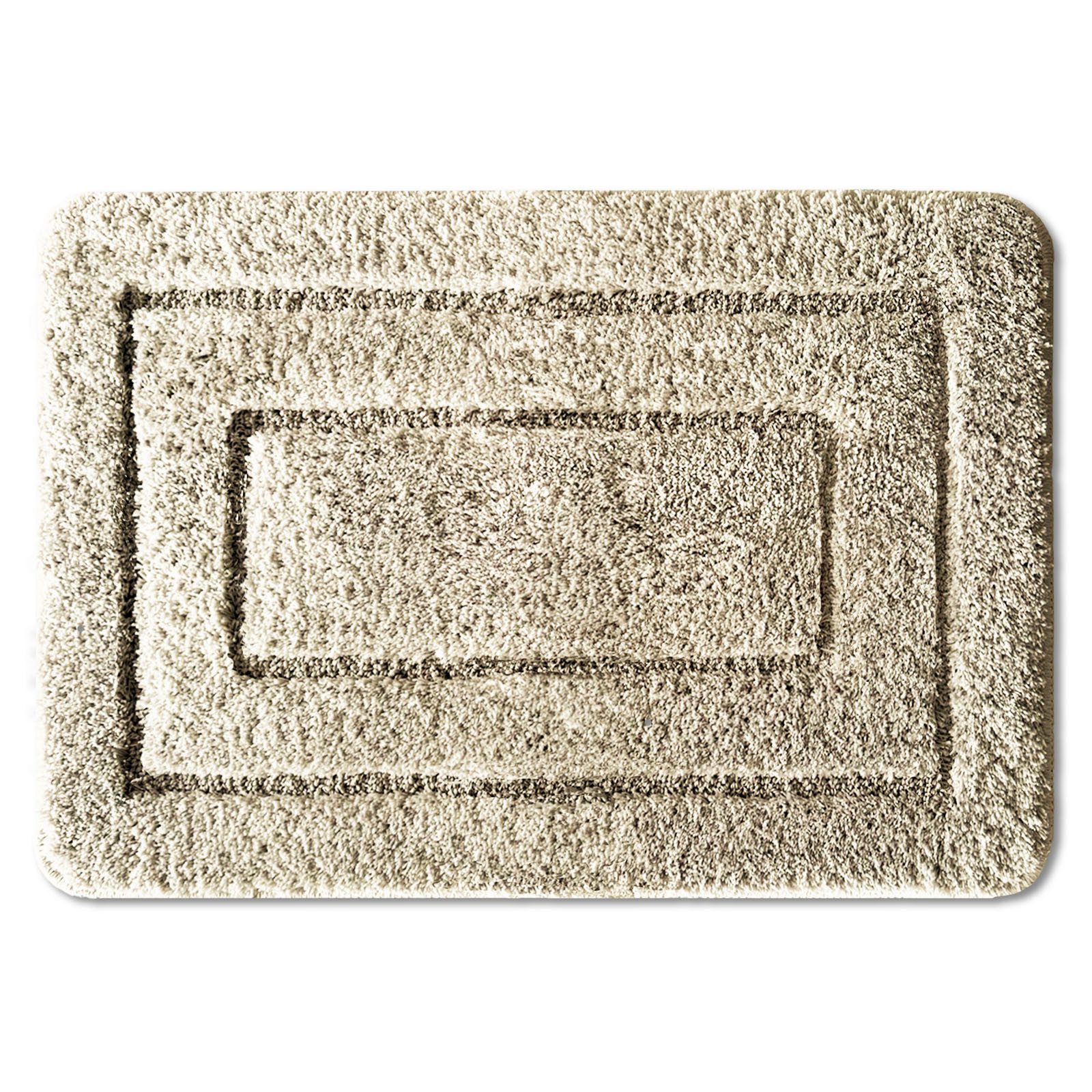 Kubus Badematte Atlas, Rutschhemmende Rückseite, Reckteckig, Polyester, In günstig online kaufen