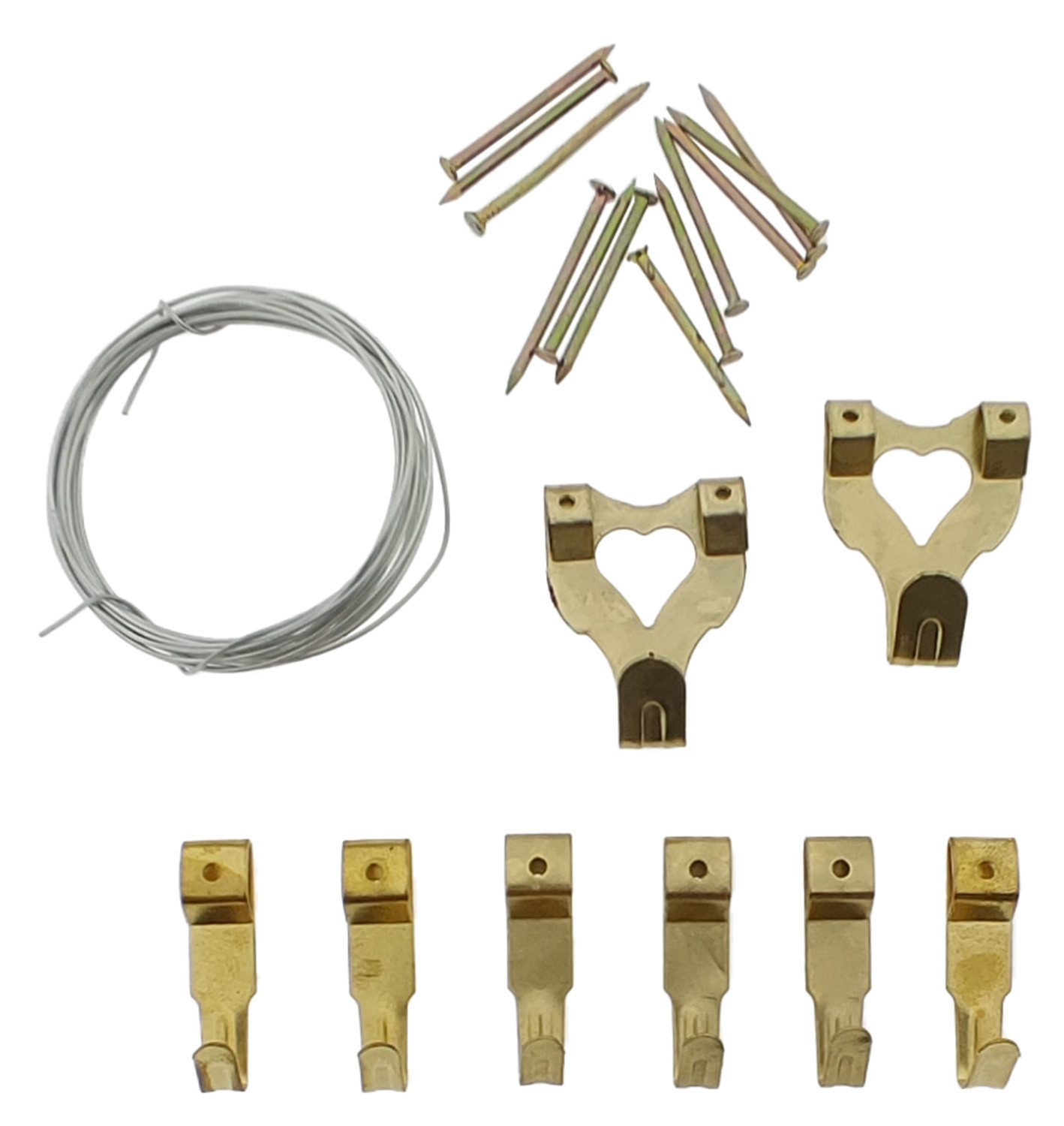 HundB Wandhaken Bilderhaken Set, 10-teilig, Bilder, (Set, 10-St., Bilderhak günstig online kaufen