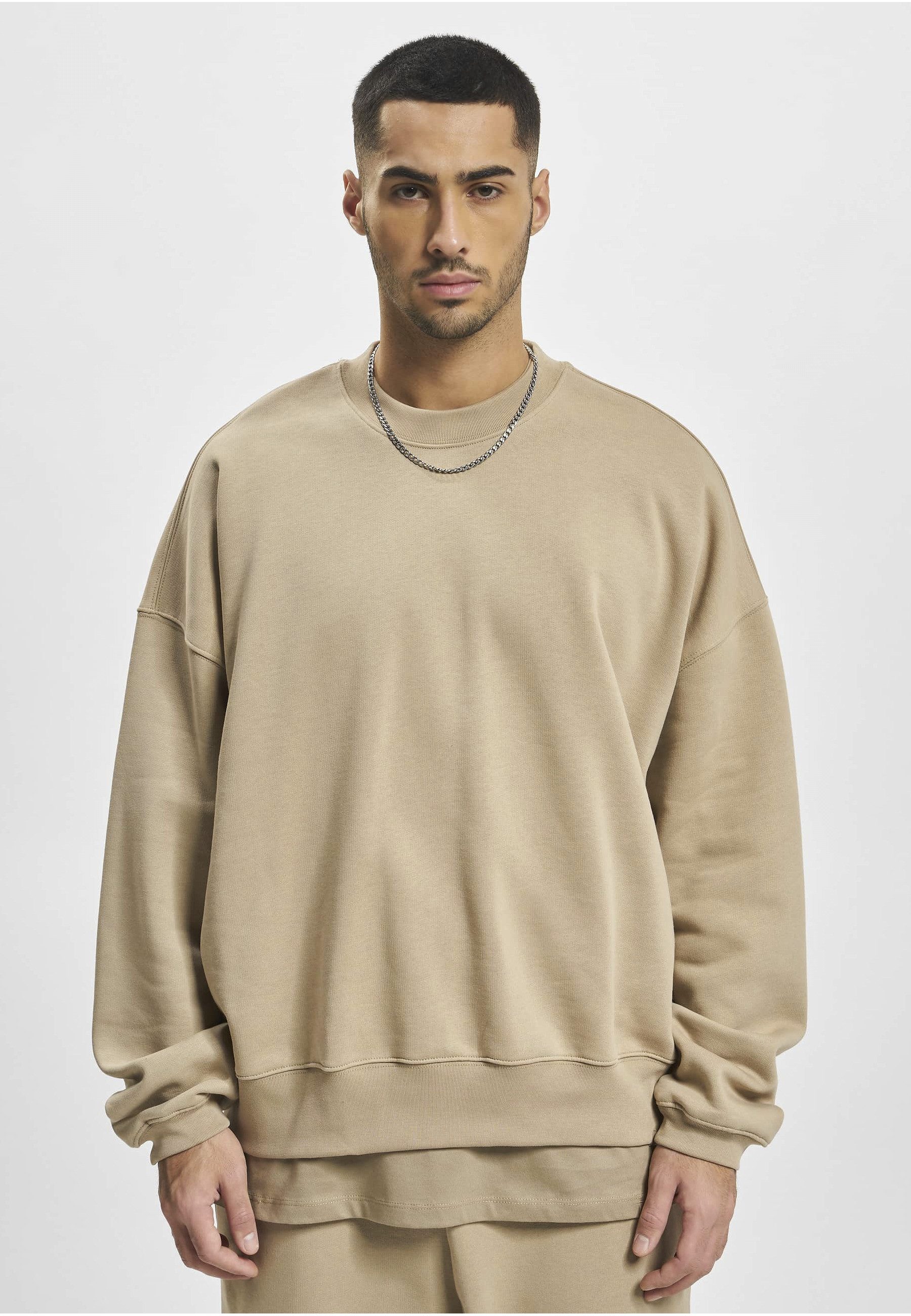 DEF Sweater DEF Herren DEF Crewneck (1-tlg)