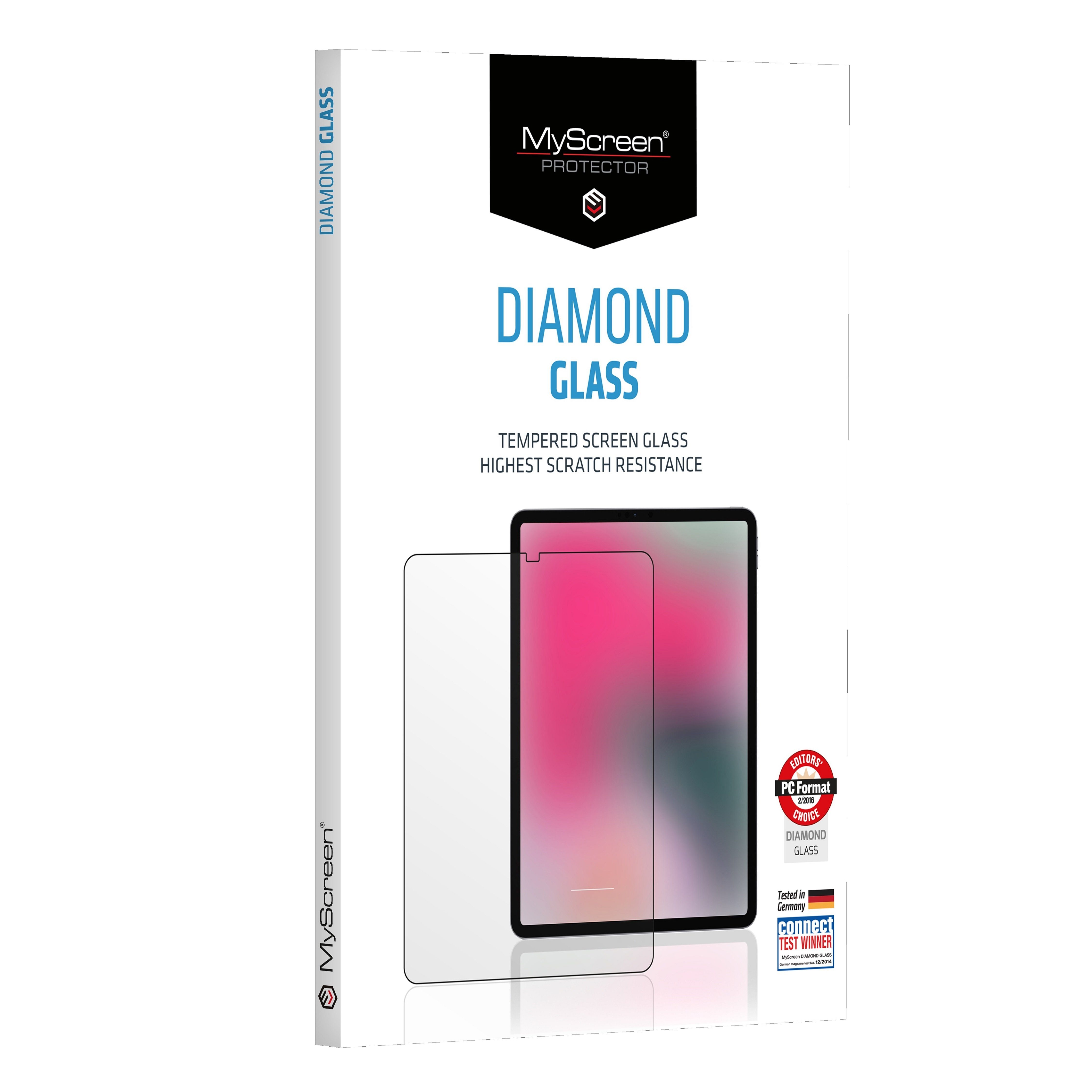 MYSCREEN Schutzfolie MD4495TGTAB für iPad (10,2 Zoll)