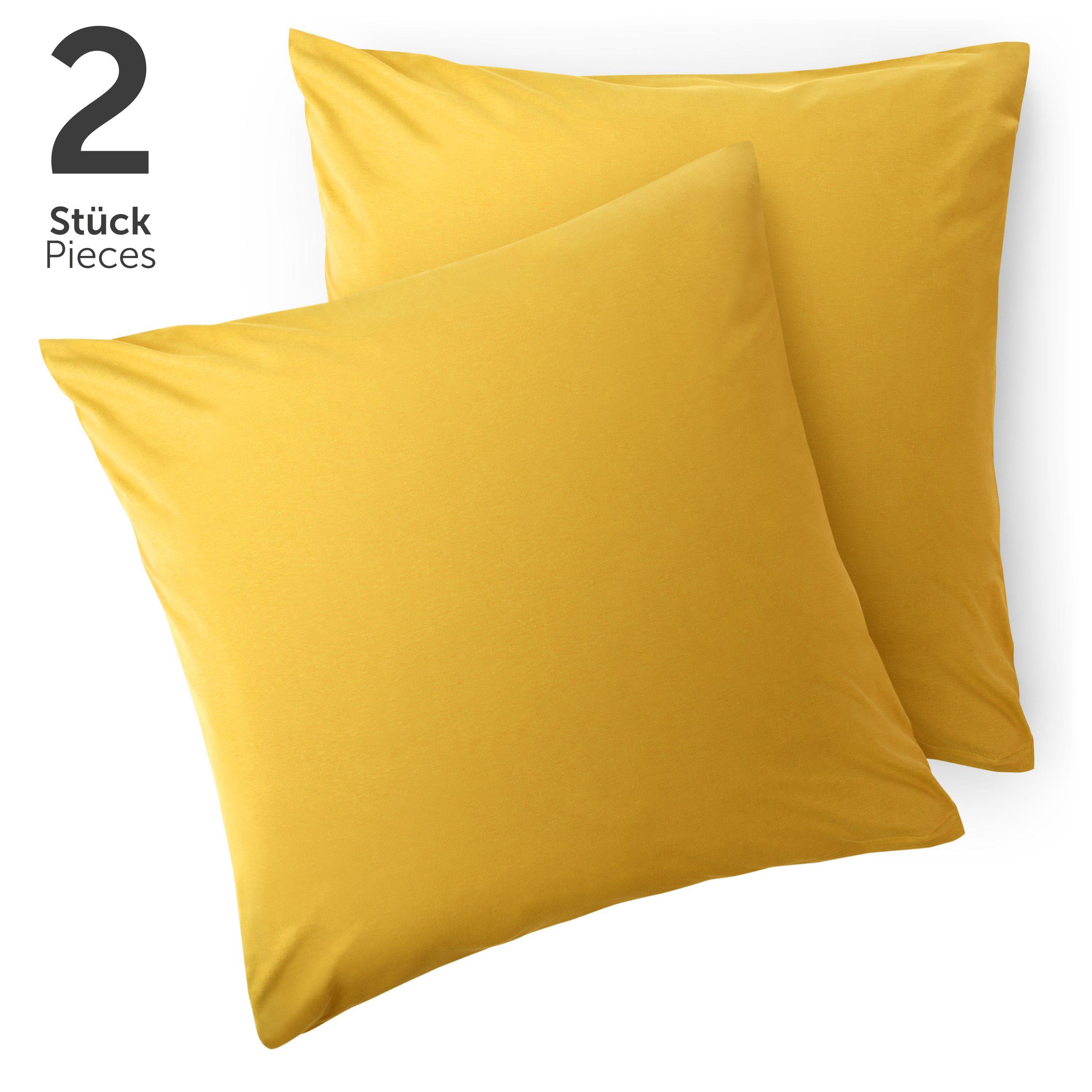 Blumtal Kissenbezug Premium - Superweicher Mikrofaser, (2 Stück), 120 GSM, knitterfreie