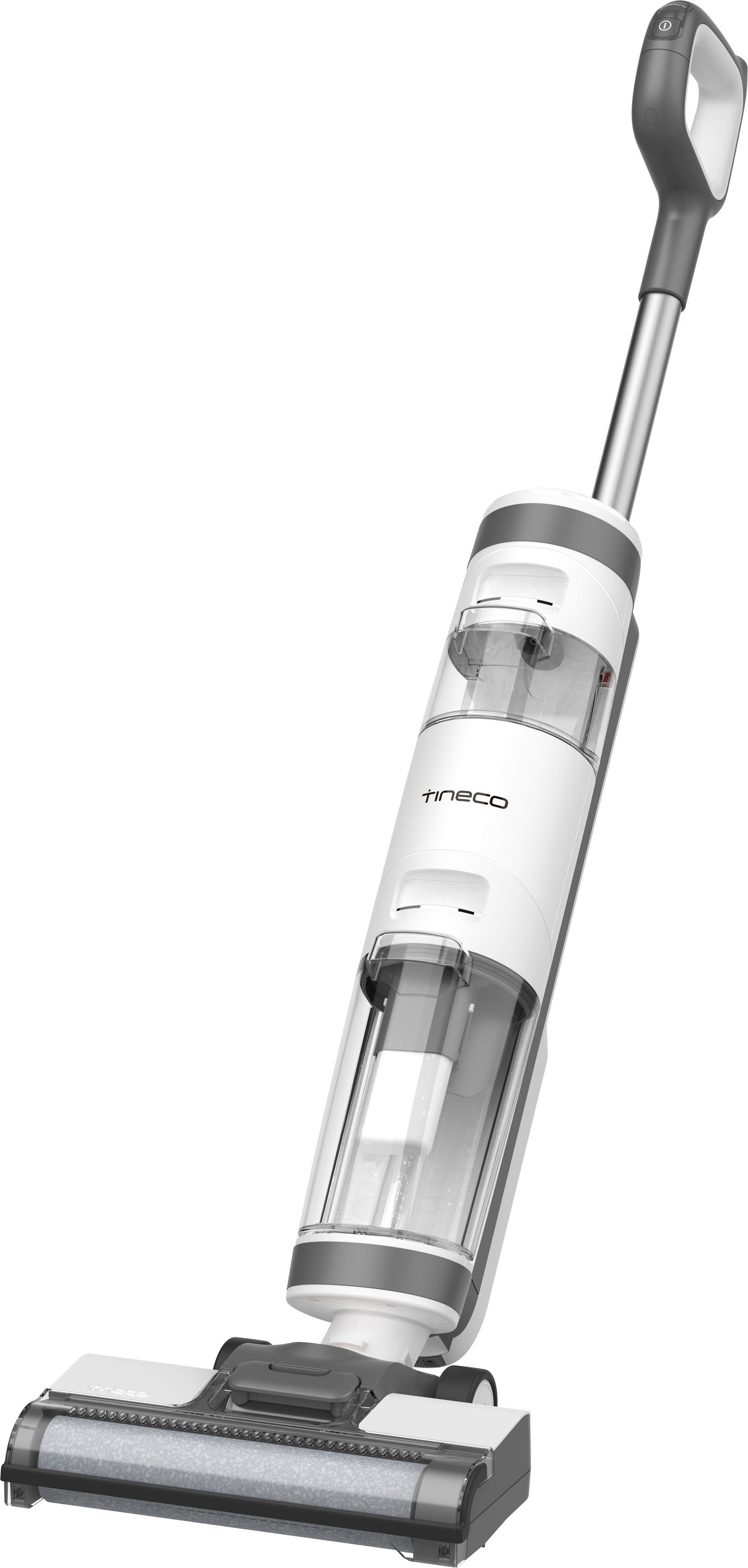 Tineco Nass-Trocken-Akkusauger iFloor 3 Plus Nass-Trocken Akkusauger, alle Hartböden, kabellos, 220 W, beutellos, mit Selbstreinigung, mit LED Display, bis zu 25 Min Laufzeit