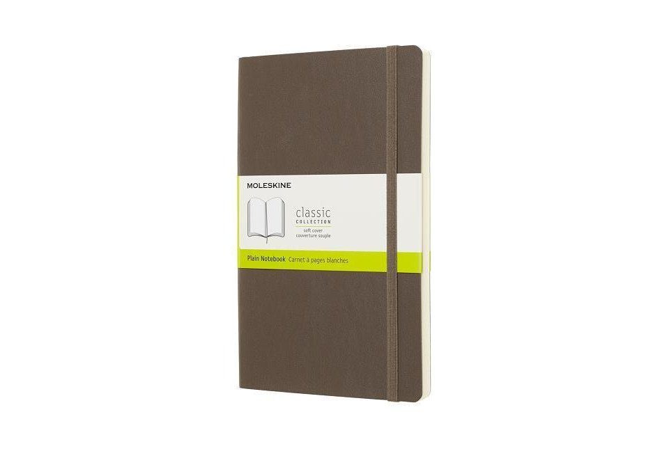 MOLESKINE Notizbuch Moleskine Earth Brown Notebook Large Plain Soft