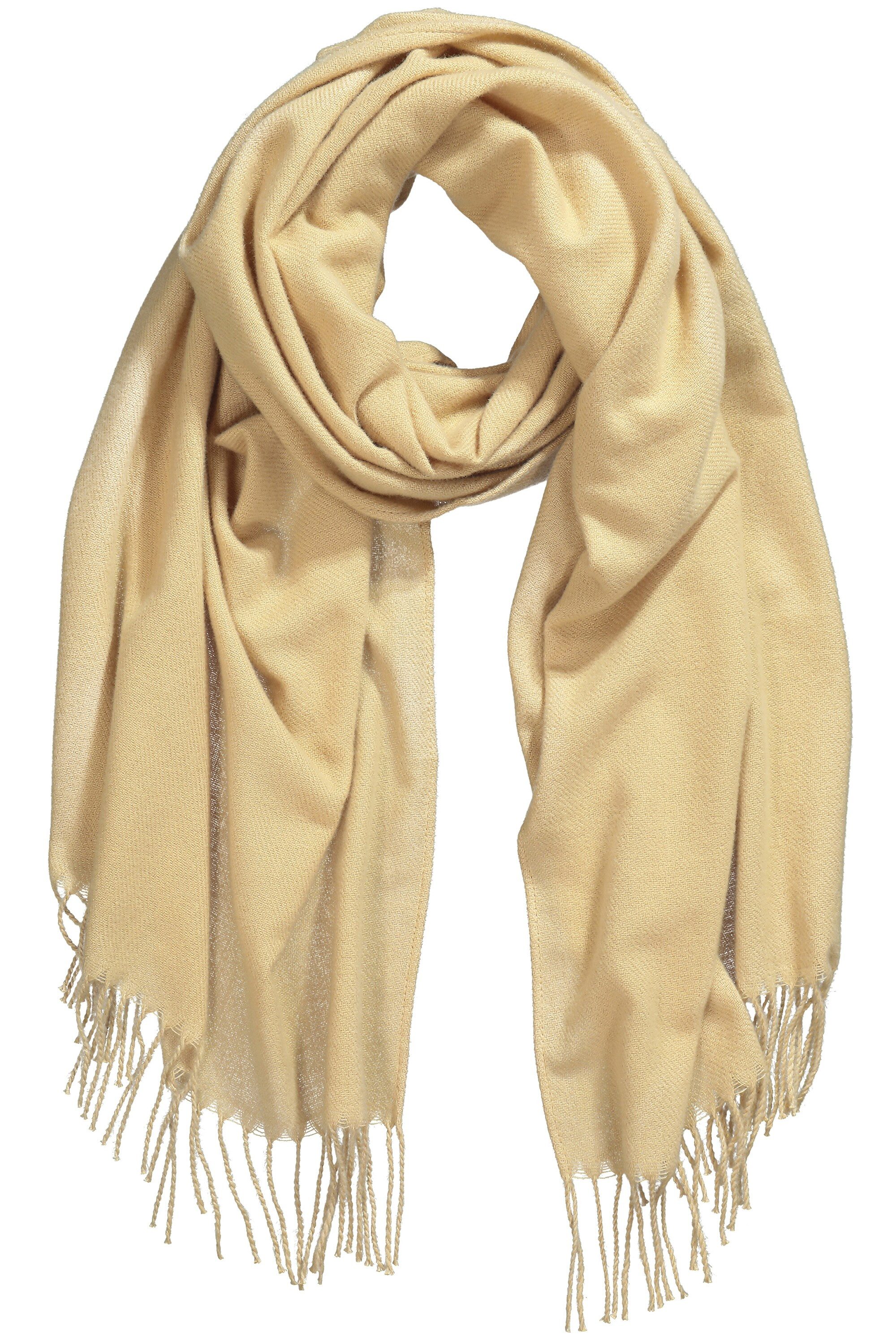 Ulla Popken Halstuch Schal einfarbig recycelt