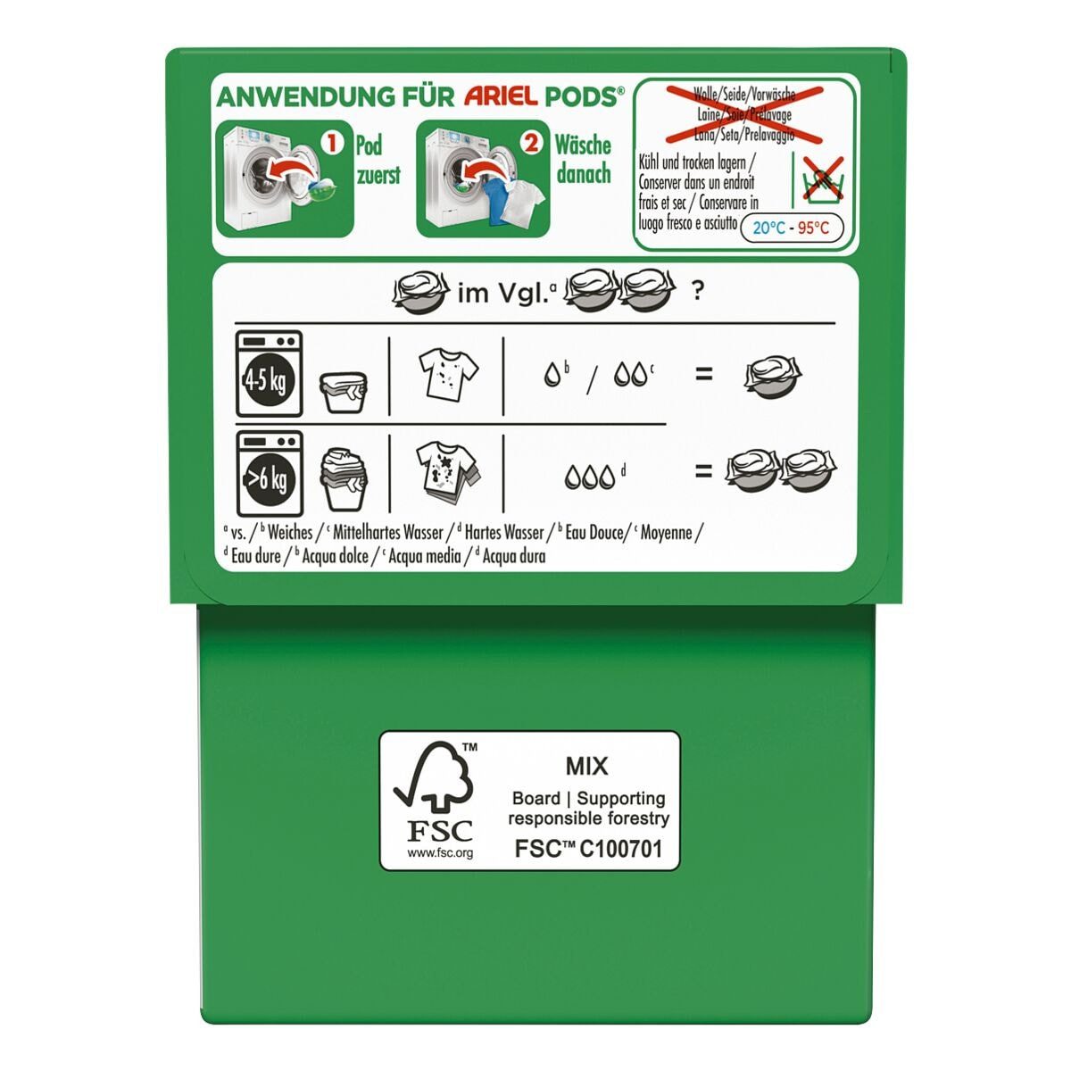 ARIEL UNIVERSAL+ Allin1 PODS Vollwaschmittel (30 WL / 30 Pods)
