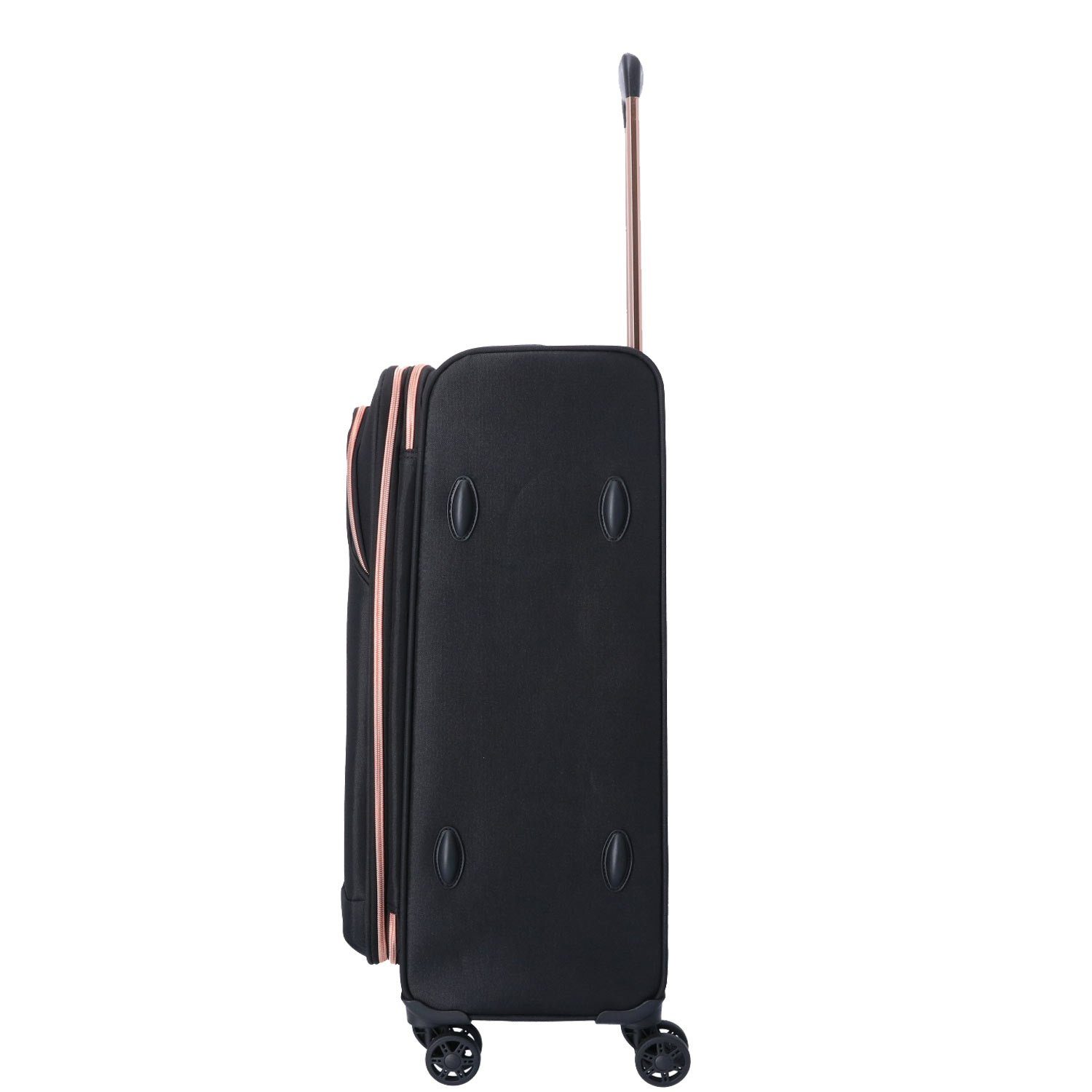 TheTrueC Koffer TheTrueC 4 Rollen Koffer Superlight 67cm Kopenhagen black/rose, 4 Rollen Rollen – Bild 5 von 5