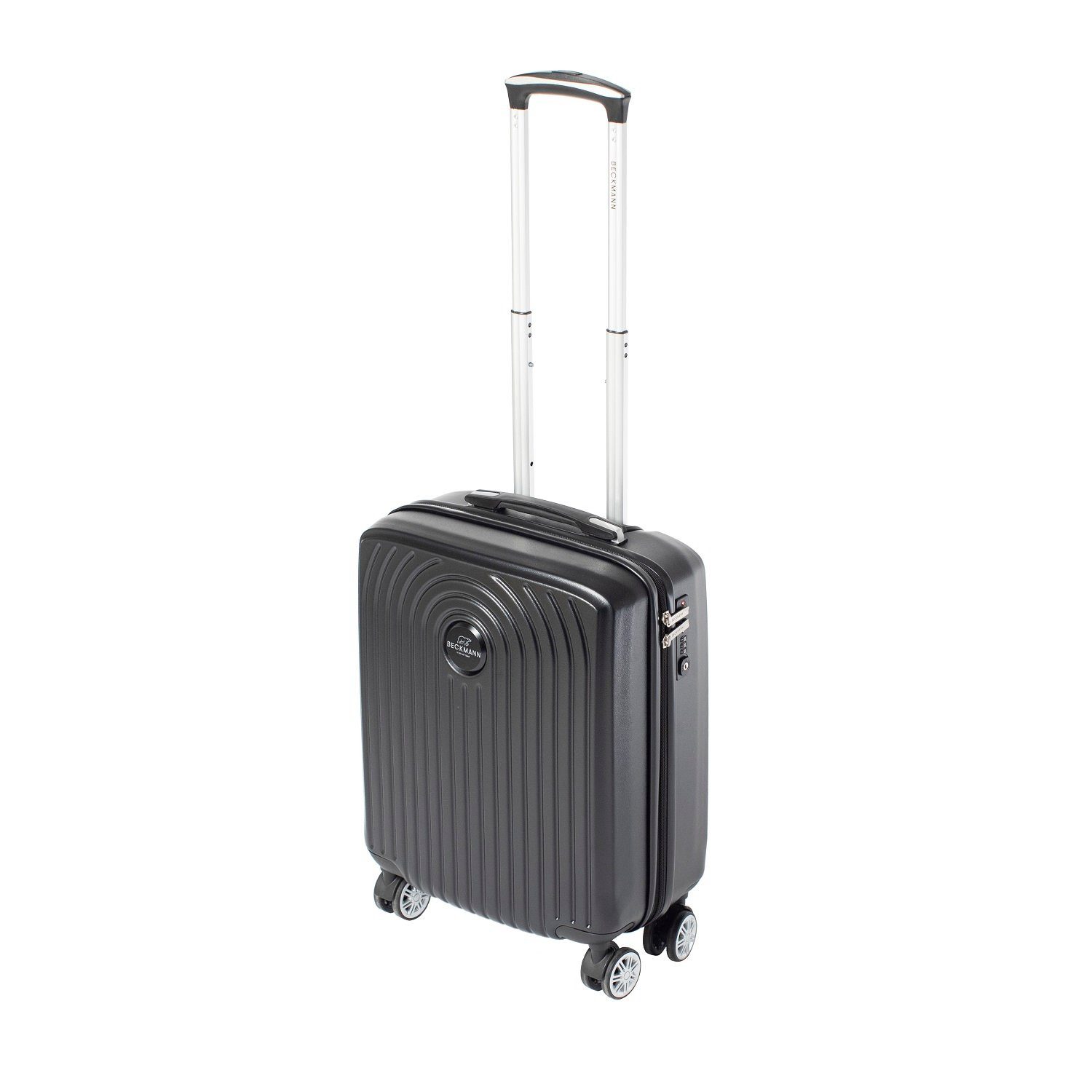 Beckmann Reisetasche Motion Cabin Trolley Black Handgepäck Koffer (1 Stück), Hartschalen-Koffer, Cabin Size, Reisekoffer