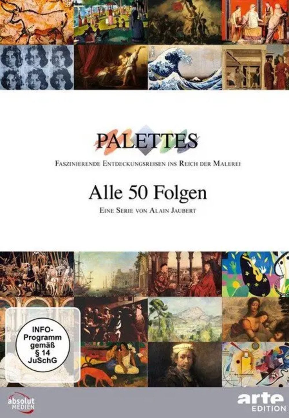 Absolut DVD PALETTES - alle 50 Folgen, 17 DVDs