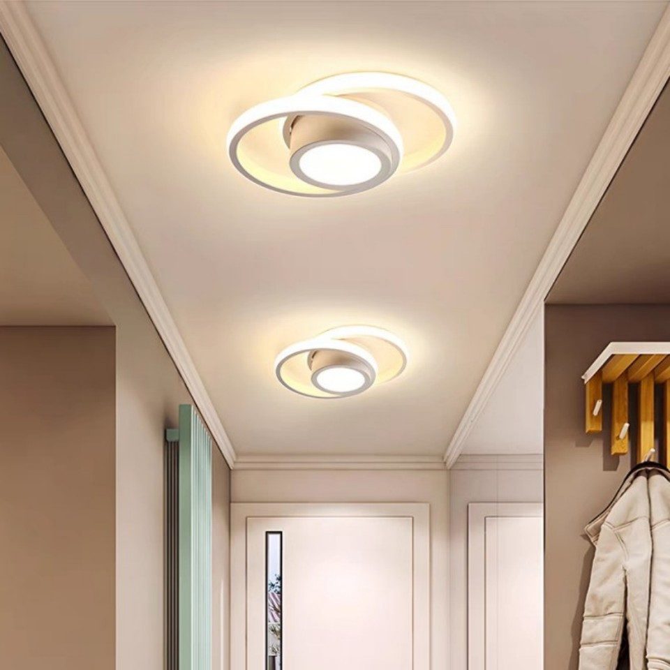 JDONG LED Deckenleuchte 30/32CM Schwarz 24W Natürliches Weiß 4000K Runde / günstig online kaufen