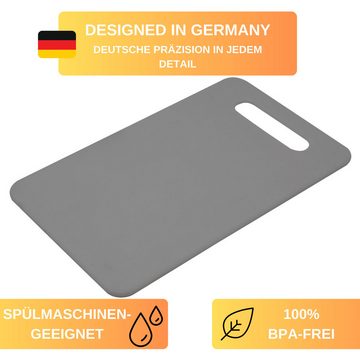 Thiru Schneidebrett 4er Set je 25 x 15 cm, aus BPA-freiem & hygienischem Kunststoff, (4-St)