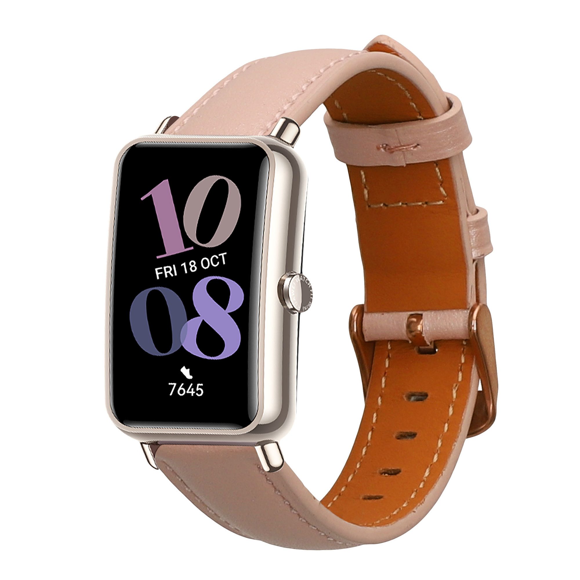 kwmobile Echtleder Armband für Huawei Watch Fit mini Smartwatch, 1-tlg., Ersatzarmband für Fitnesstracker - Wechselarmband Smartwatch