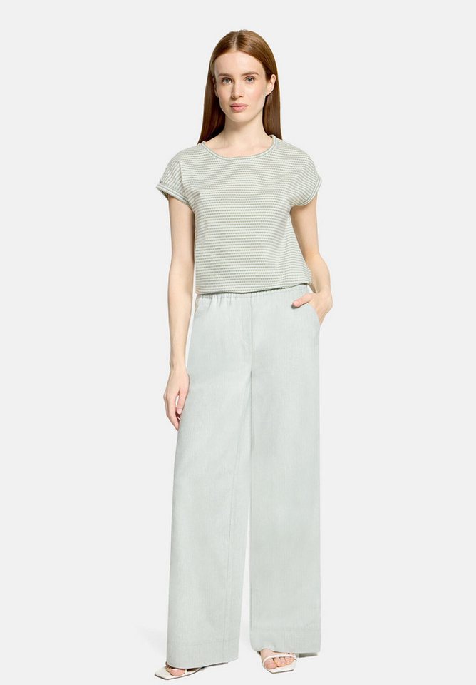 Betty&Co Kurzarmshirt Damen mit Gummizug (1-tlg)