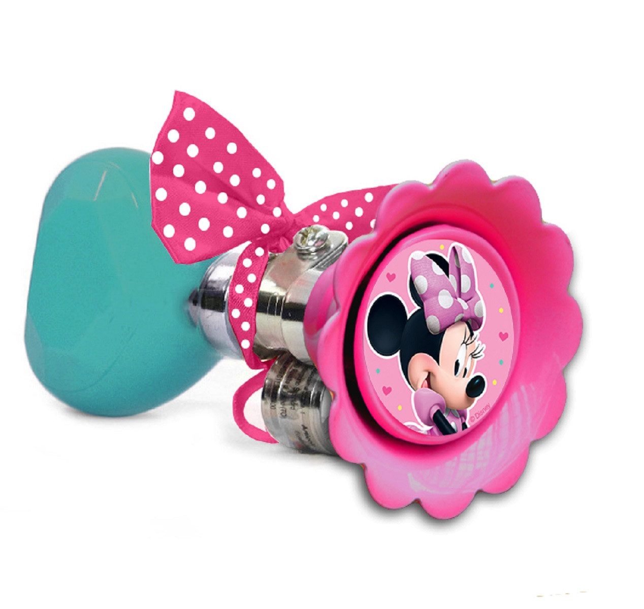 Disney Minnie Mouse Fahrradklingel Fahrradhupe laut mit einfachem Aufbau für Kinder