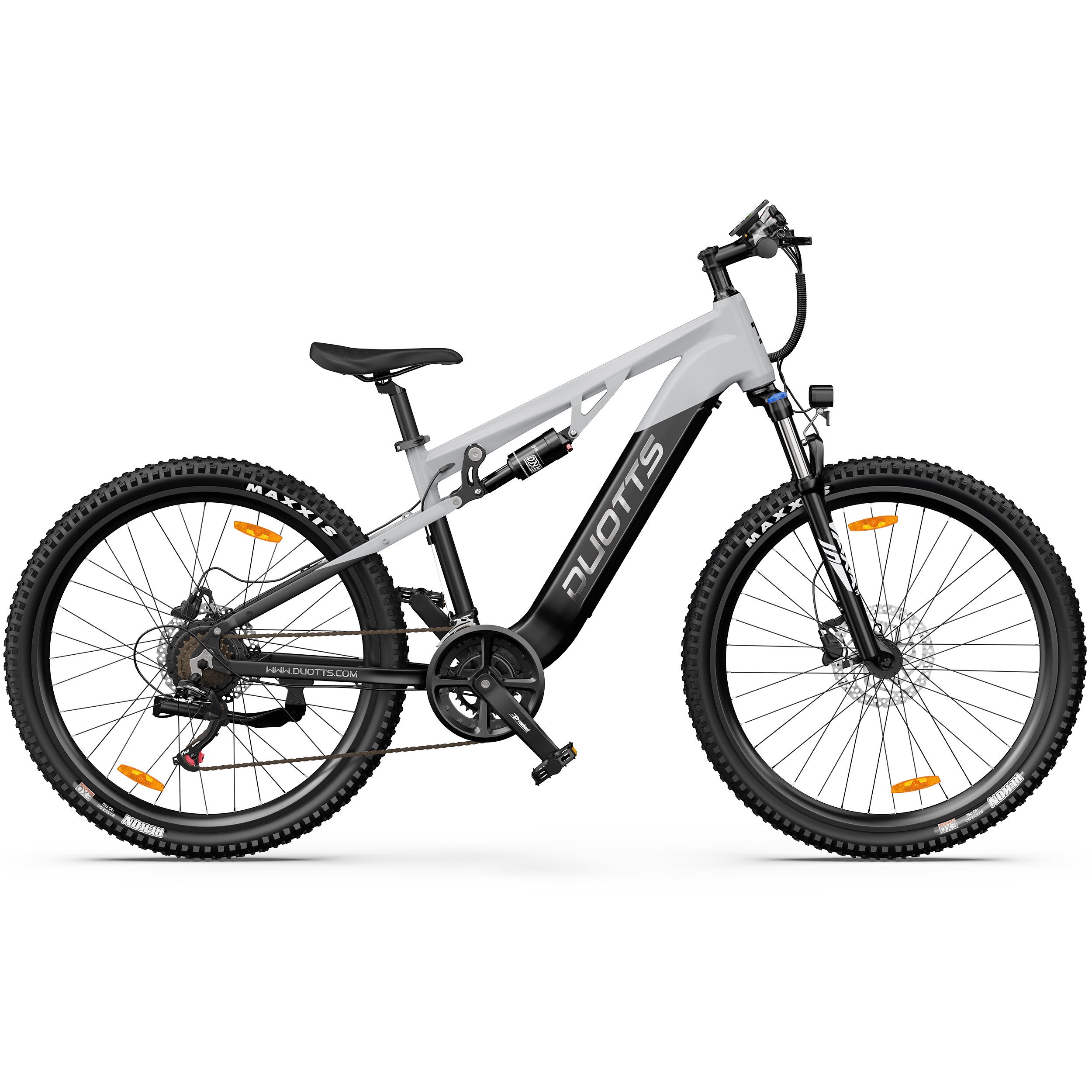 DUOTTS E-Bike Mountain Bike E29 Men's Electric Bicycle 648Wh 27.5 inch Women's 48V 13.5AH 50Nm, 14-speed Shimano Shimano derailleur, derailleur gears, rear motor, 648 Wh, IPX4, max. incline 20–30°, max. load 150 kg