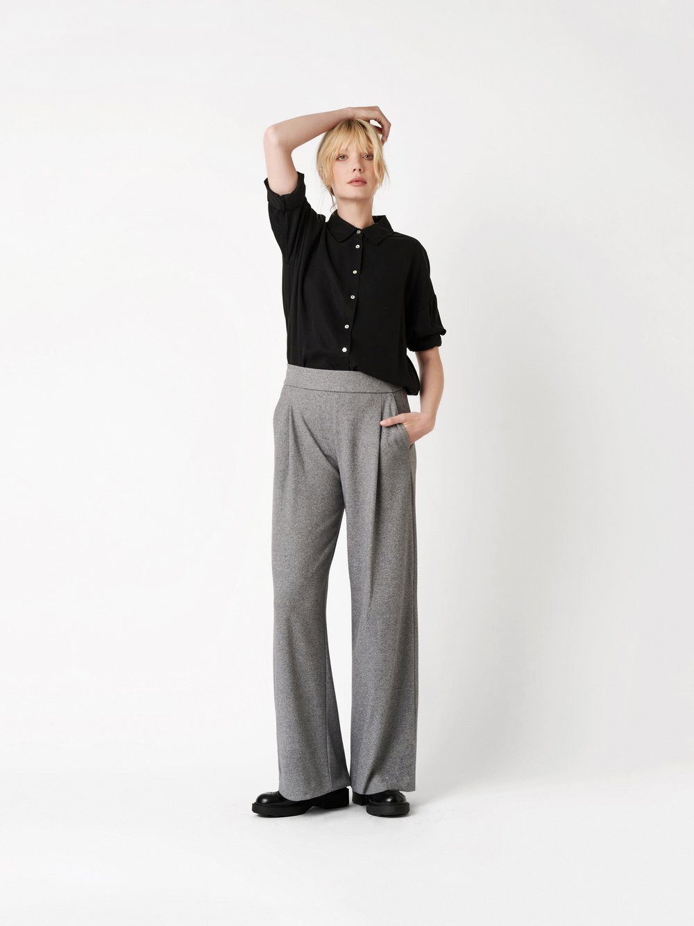 ROSNER Palazzohose Mara_403 (1-tlg) mit Bundfalten günstig online kaufen