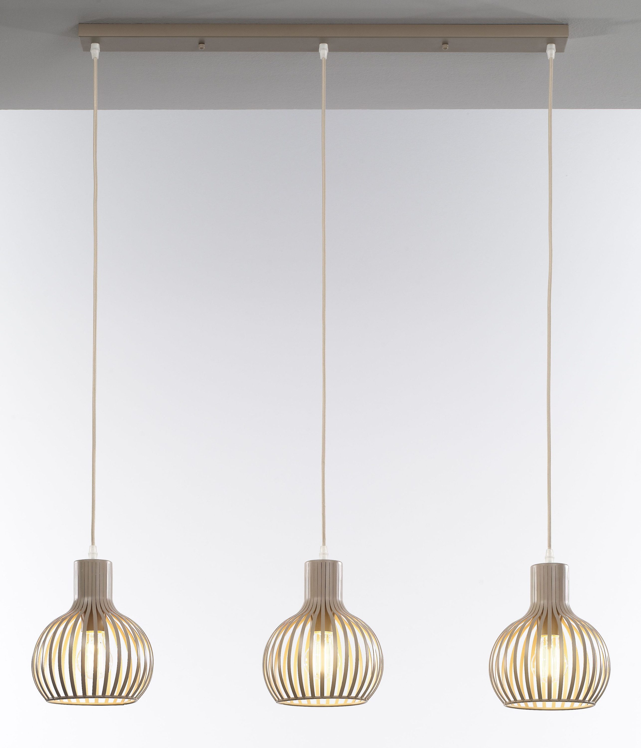 casa NOVA Pendelleuchte casa NOVA Pendelleuchte COLLIN II LBH 94x20x150 cm günstig online kaufen