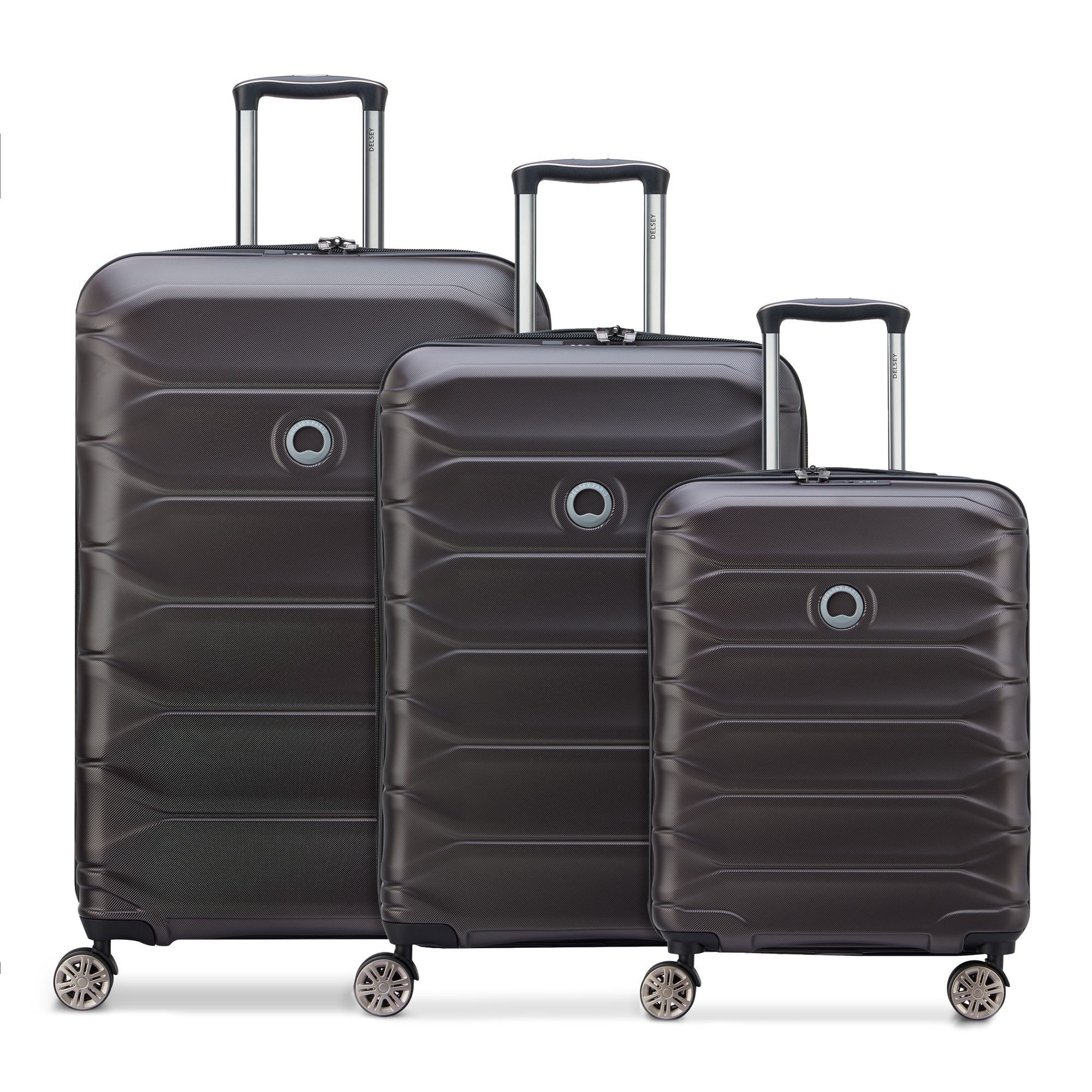 Delsey Paris Trolleyset Meteor, 4 Rollen, (3-teilig, 3 tlg), Polycarbonat günstig online kaufen