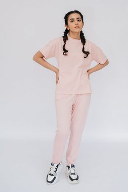 SNOOZE OFF Pyjama Loungewear Set in hell Pink
