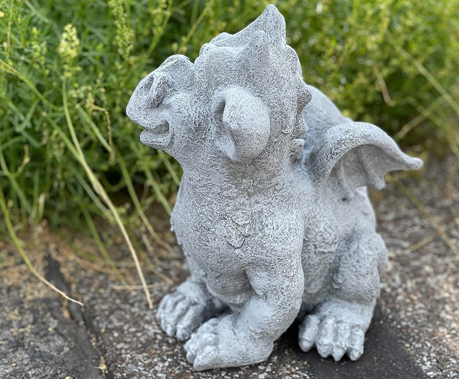Stone and Style Gartenfigur Frostfeste Steinfigur Drache Cristiano – Bild 3 von 5