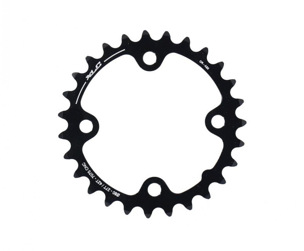 XLC Kettenschaltung XLC Kettenblatt CR-A22 Sram 2x10 speed Ø80mm 27 Zähne