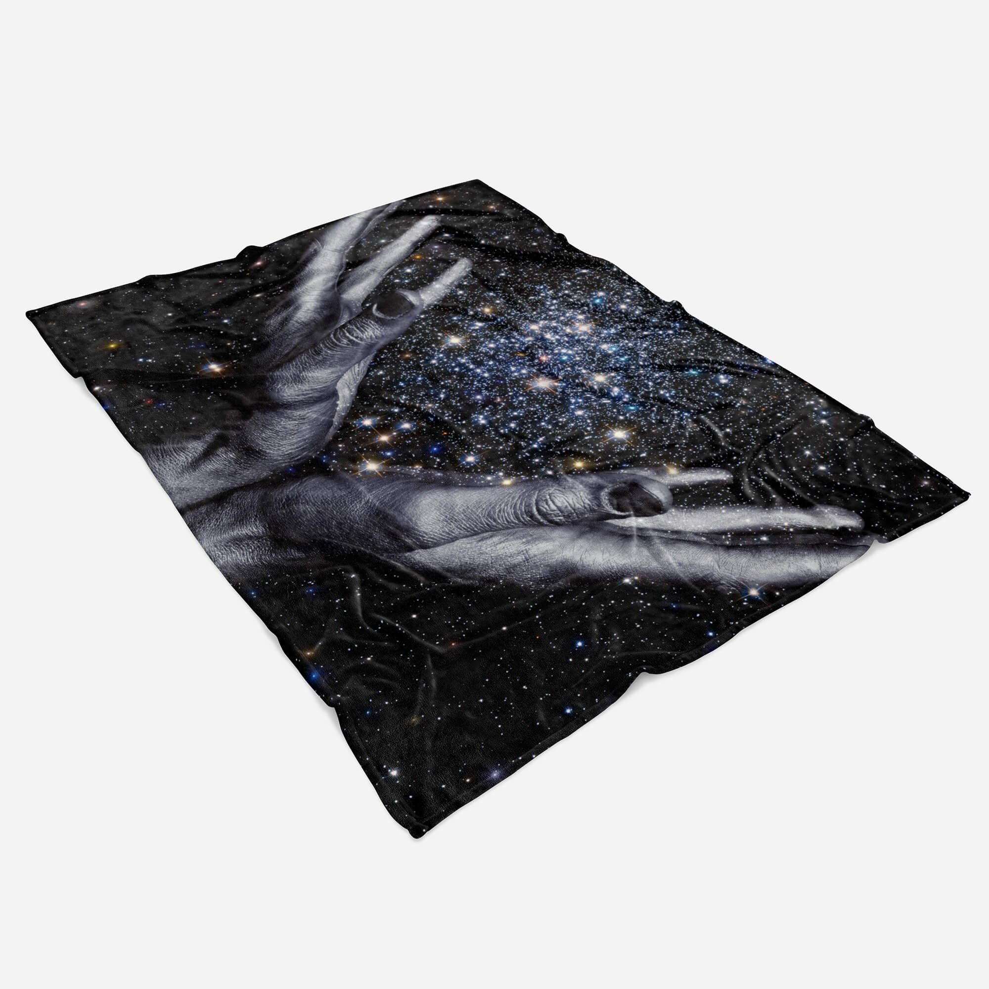 Universum Art Ga, Kuscheldecke Saunatuch Handtuch mit Fotomotiv Handtuch Baumwolle-Polyester-Mix Strandhandtuch (1-St), Sinus Handtücher Hände