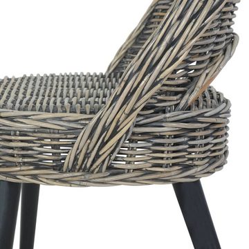 vidaXL Sessel Sessel Kubu-Rattan Schwarz (1-St)