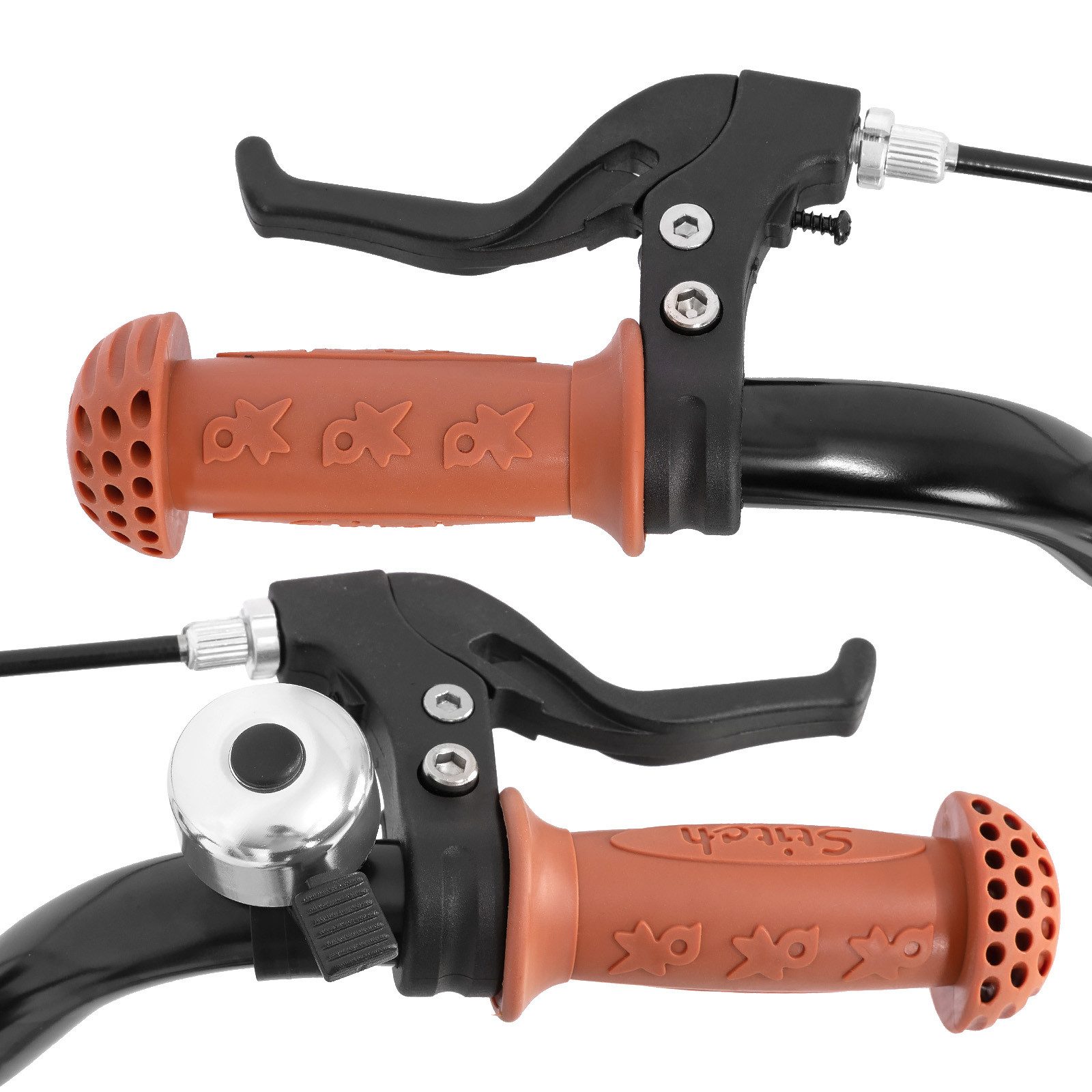 JOYSTAR Kinderfahrrad Totem 12/14/16/18/20 Zoll Kinderfahrrad für 2-11 jährige Jungen, mit Stützräder, Kotflügel, Front and rear dual brakes, Reflektorplatte