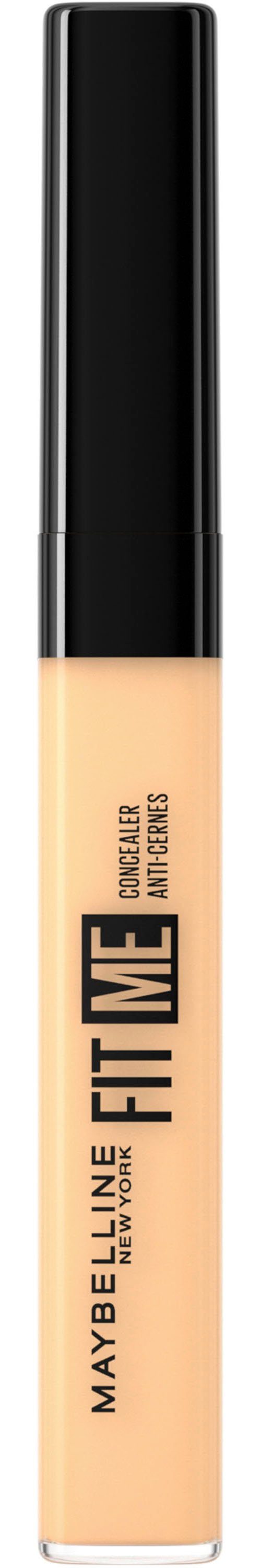 MAYBELLINE NEW YORK Concealer FIT ME! CONCEALER, mit hoher Deckkraft, hellt dunkle Stellen unter den Augen auf