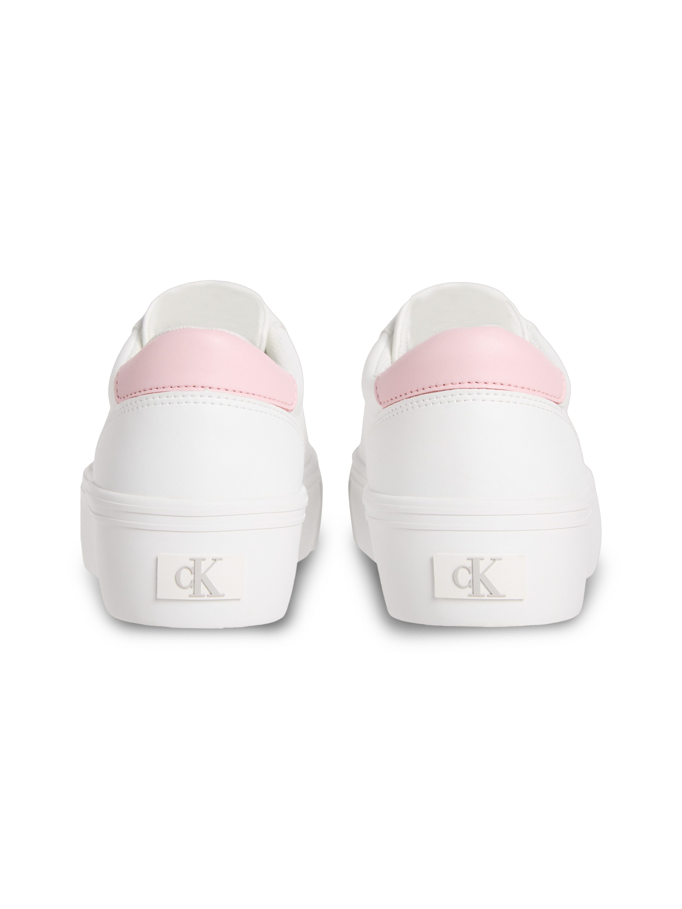 Calvin Klein Jeans VULC FLATF LTH LOGO TAG Plateausneaker Schnürschuh, Halb günstig online kaufen