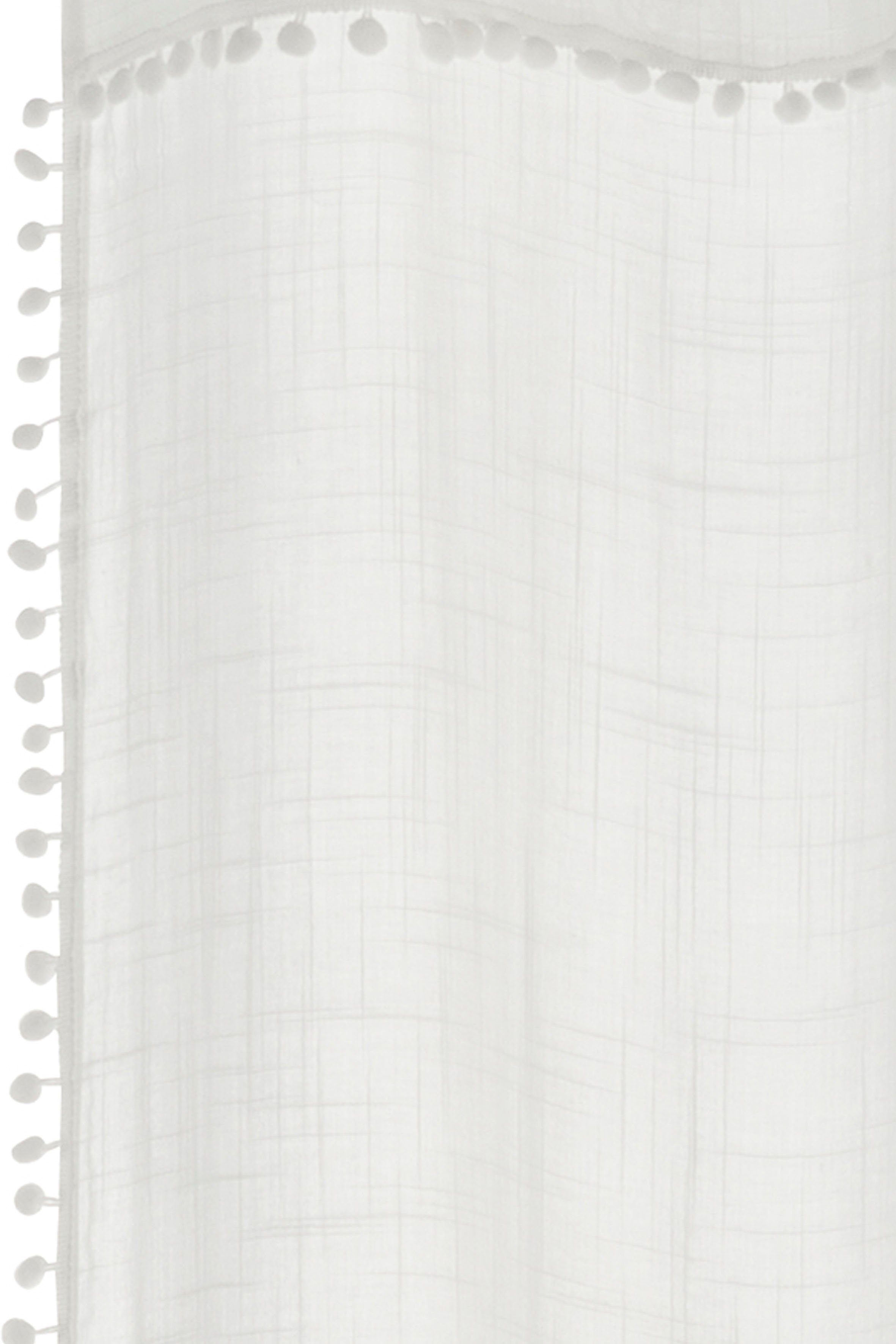 Gardine Natural Charme 00 Ösen freundin halbtransparent Home (1 Collection, St), offwhite