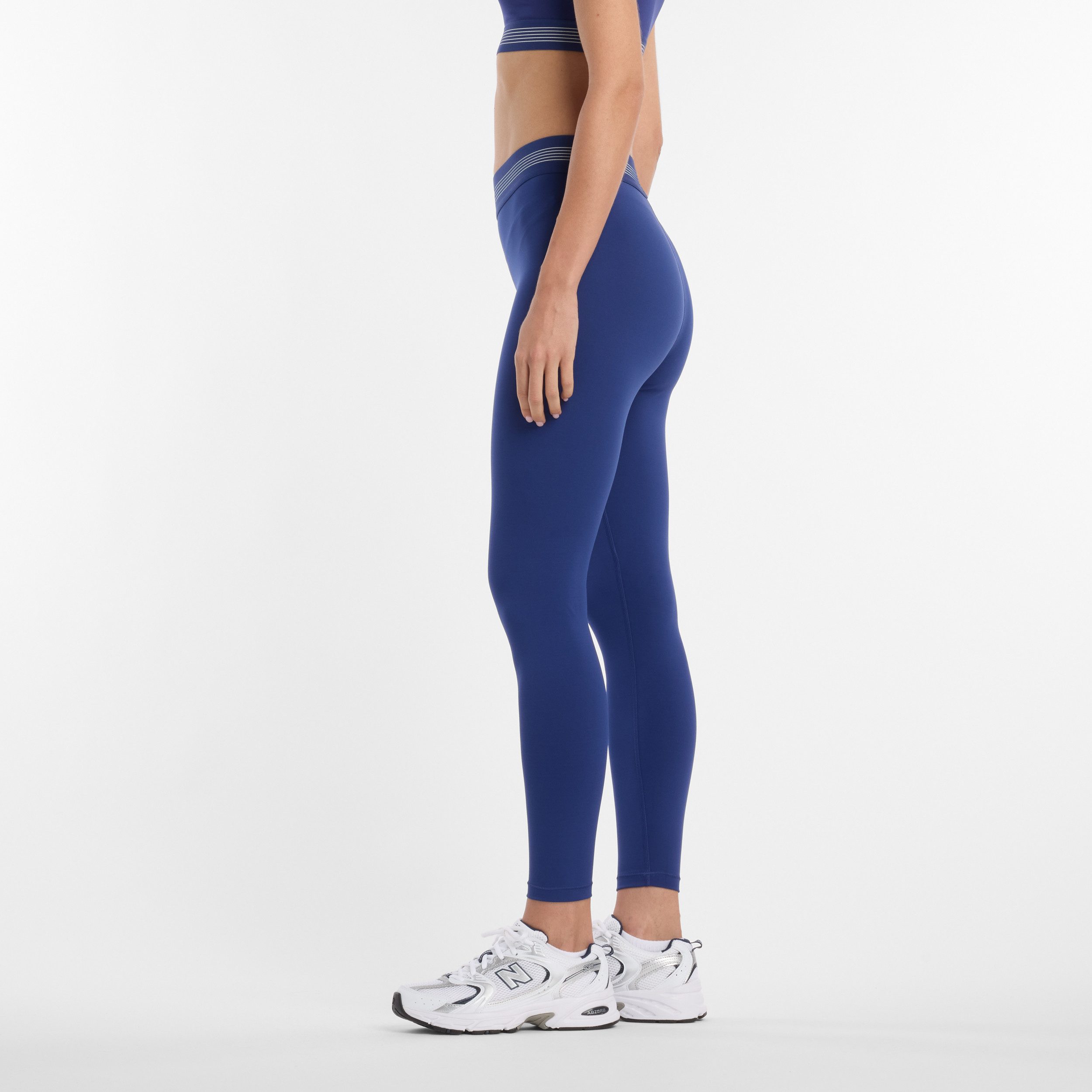 New Balance Funktionstights schnelltrocknend, elastischer Materialmix, aus Polyester und Elasthan