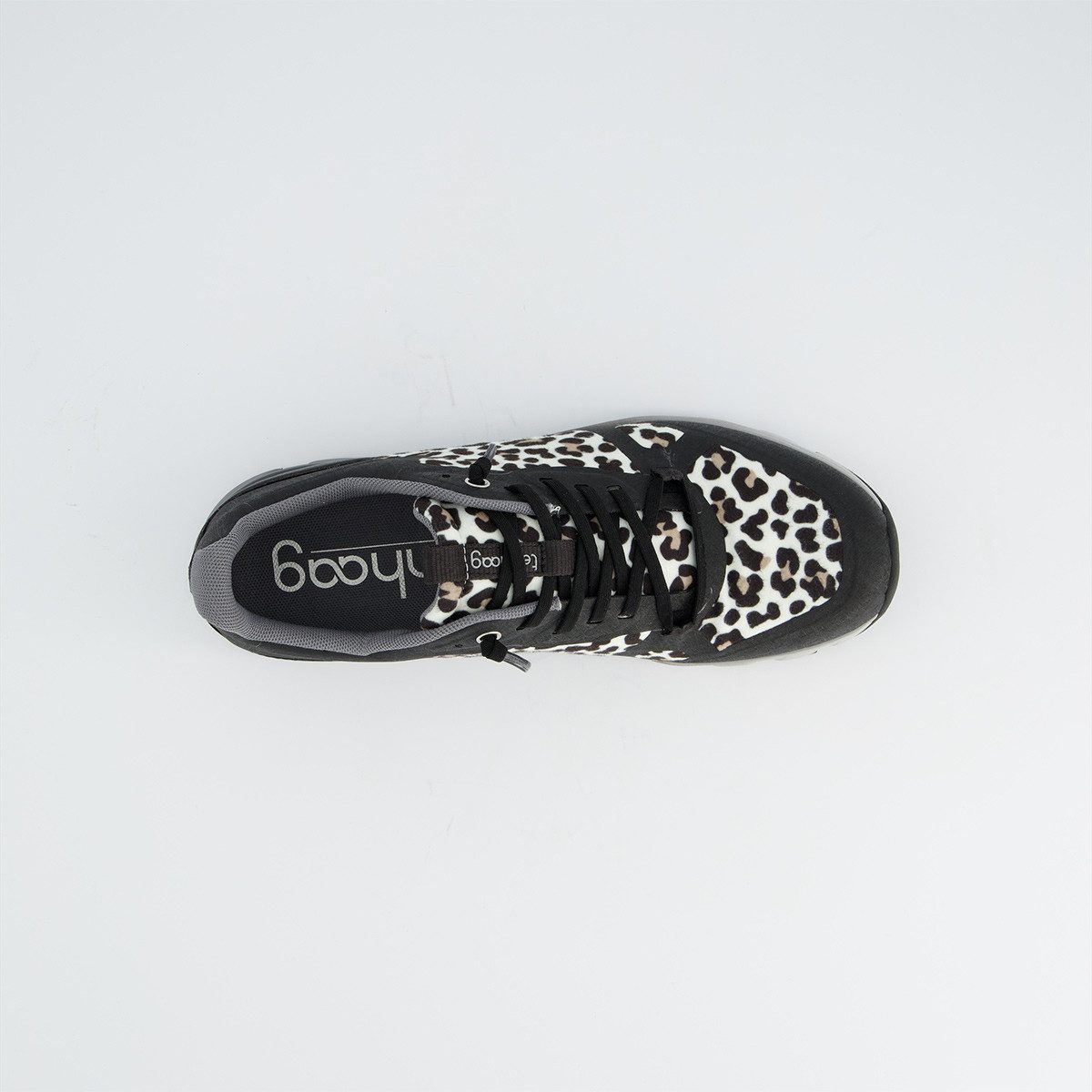 Tenhaag tenhaag wildhaag, Sneaker, Schwarz, Leo-Look, Damen Sneaker