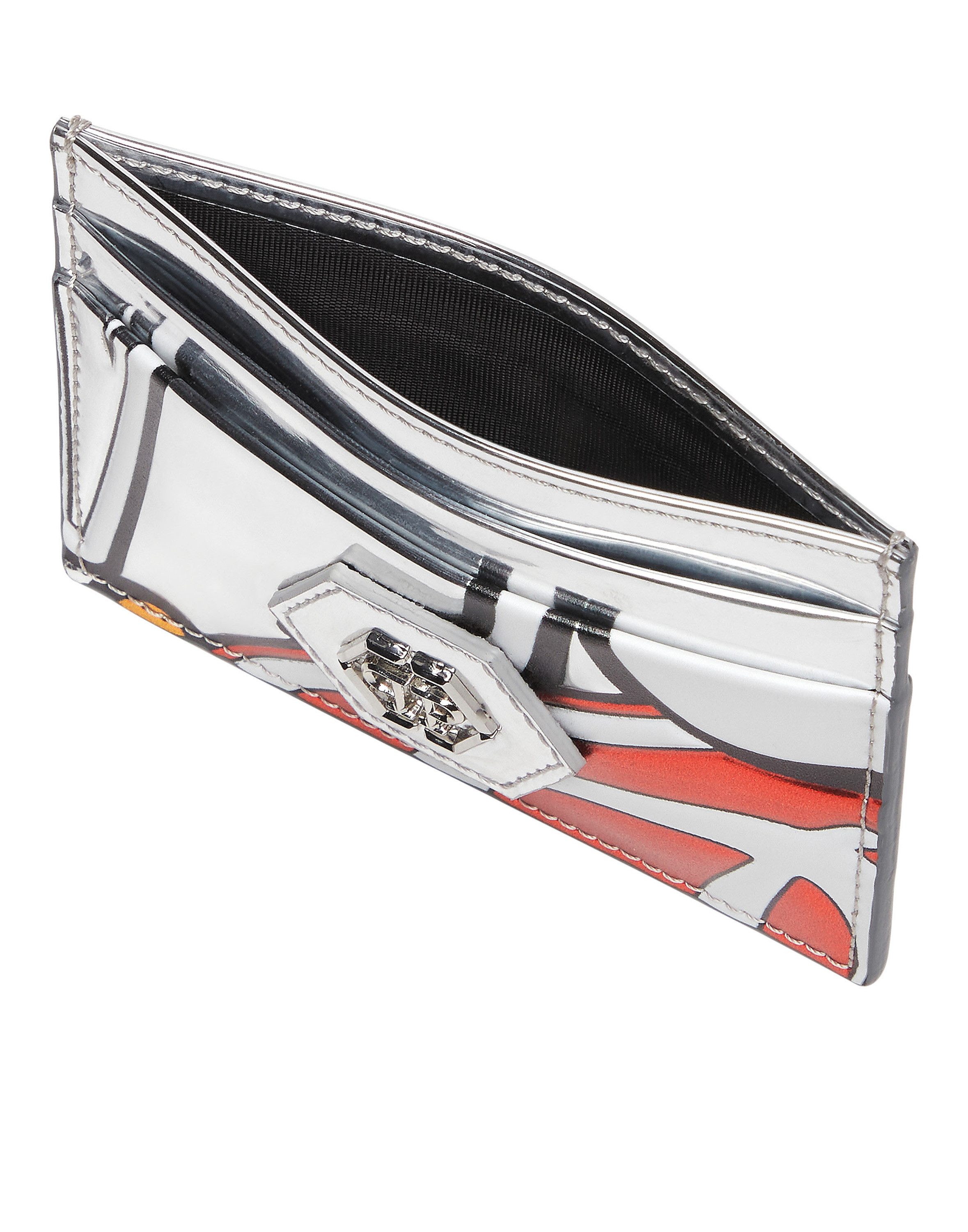 PHILIPP PLEIN Clutch Embossed Credit Card Holder 3D Plein