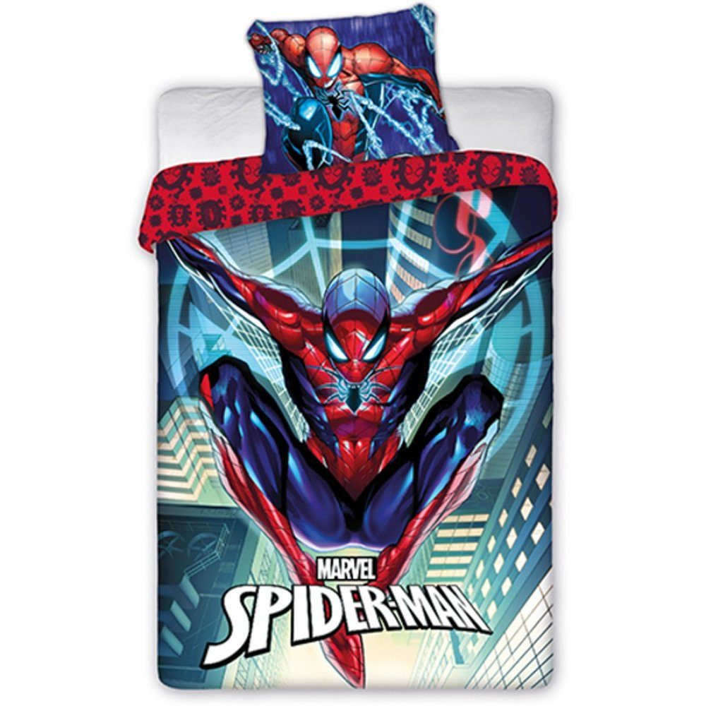 Bettwäsche Marvel Spiderman Bettwäsche - weiche Baumwolle - Kissen und  Decke, Tinisu
